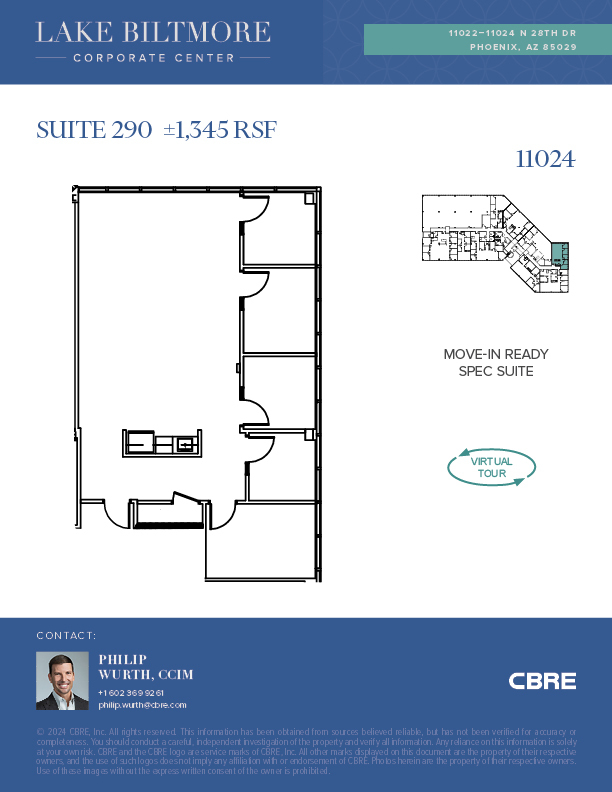 11022-11024 N 28th Dr, Phoenix, AZ for lease Floor Plan- Image 1 of 1