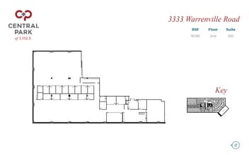 3333 Warrenville Rd, Lisle, IL for lease Floor Plan- Image 1 of 1