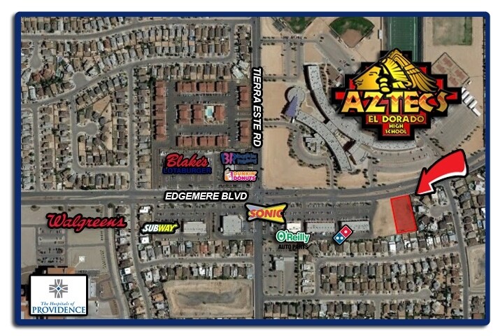 12444 Edgemere, El Paso, TX for sale - Building Photo - Image 1 of 1