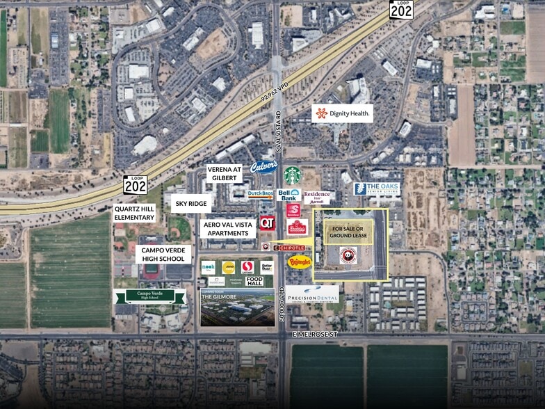 Melrose & Val Vista NWC dr, Gilbert, AZ for sale - Building Photo - Image 1 of 3