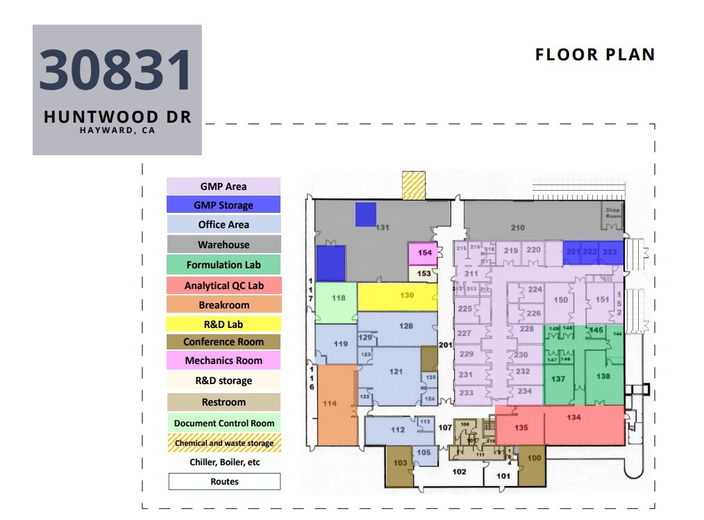 30831 Huntwood Ave, Hayward, CA for lease Floor Plan- Image 1 of 1