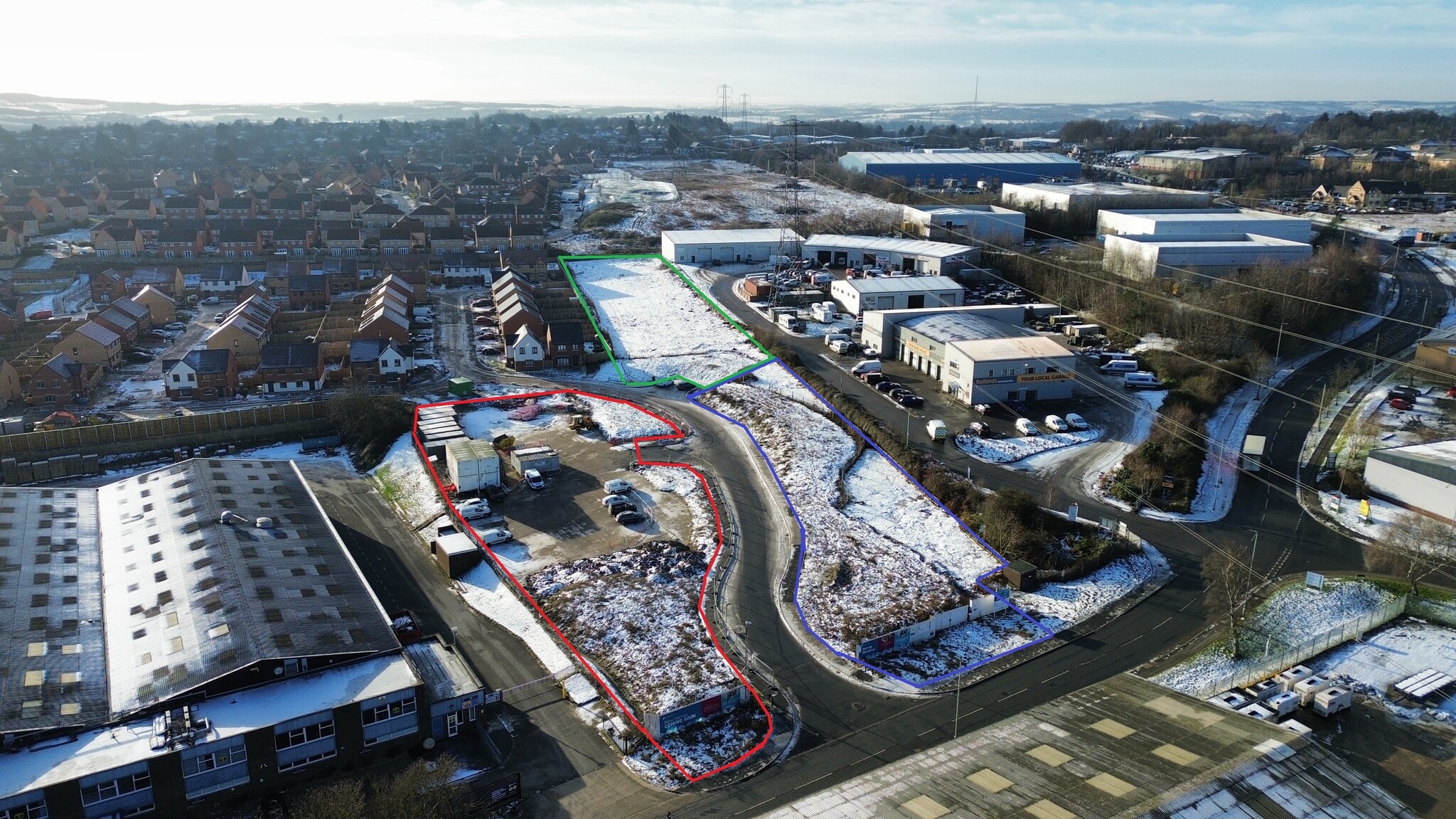 Plot 1-3 Flanshaw Field Dr, Wakefield for sale Aerial- Image 1 of 1