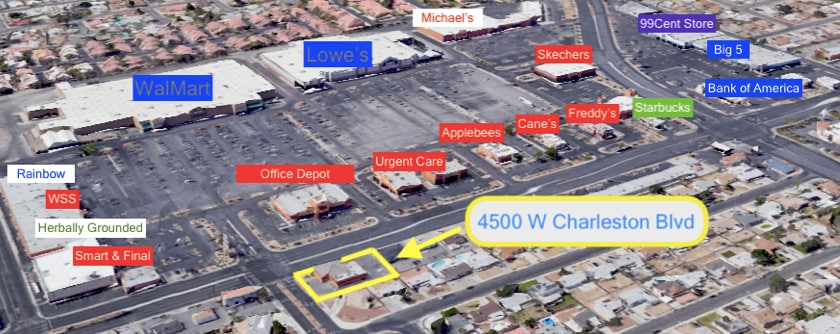 4500 W Charleston Blvd, Las Vegas, NV for sale - Aerial - Image 3 of 11