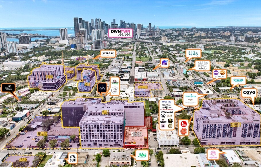 100 NW 25th St, Miami, FL for lease - Aerial - Image 2 of 8