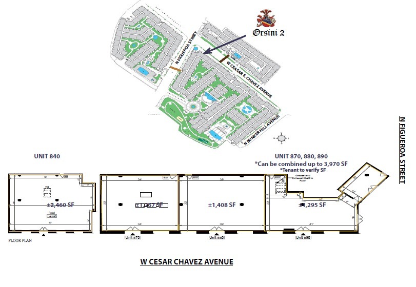 550 N Figueroa St, Los Angeles, CA for lease Floor Plan- Image 1 of 1