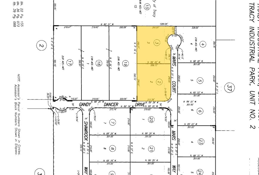 3301 Mars Ct, Tracy, CA for sale - Plat Map - Image 3 of 3
