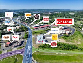 3812 Central Ave, Hot Springs National Park, AR - AERIAL map view