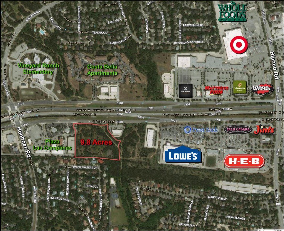 Loop 1604, San Antonio, TX for sale Aerial- Image 1 of 1