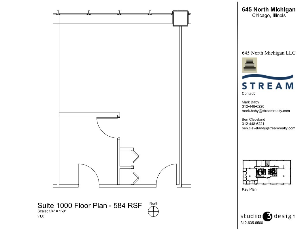 645 N Michigan Ave, Chicago, IL for lease Floor Plan- Image 1 of 1