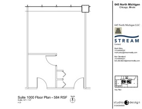 645 N Michigan Ave, Chicago, IL for lease Floor Plan- Image 1 of 1