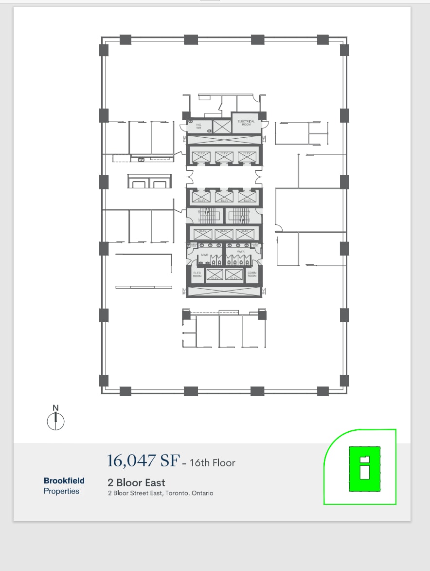 2 Bloor St E, Toronto, ON for lease Floor Plan- Image 1 of 1