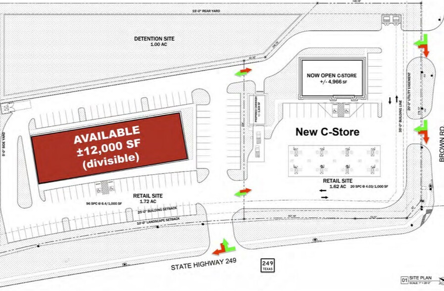 SWC Hwy 249 & Brown Road, Tomball, TX for lease - Building Photo - Image 3 of 3