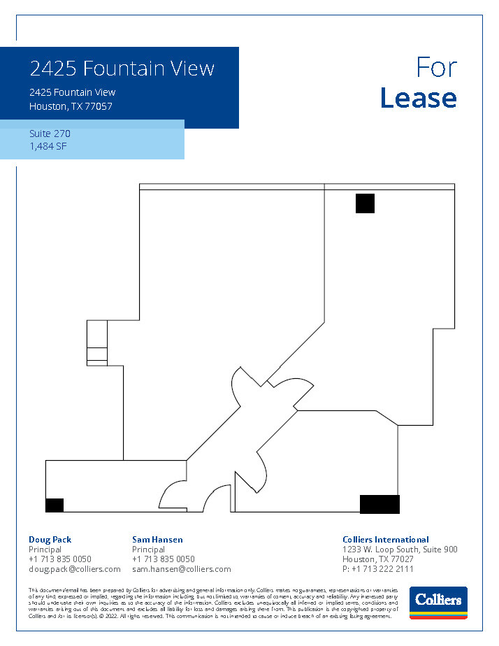 2425 Fountain View Dr, Houston, TX for lease Floor Plan- Image 1 of 1