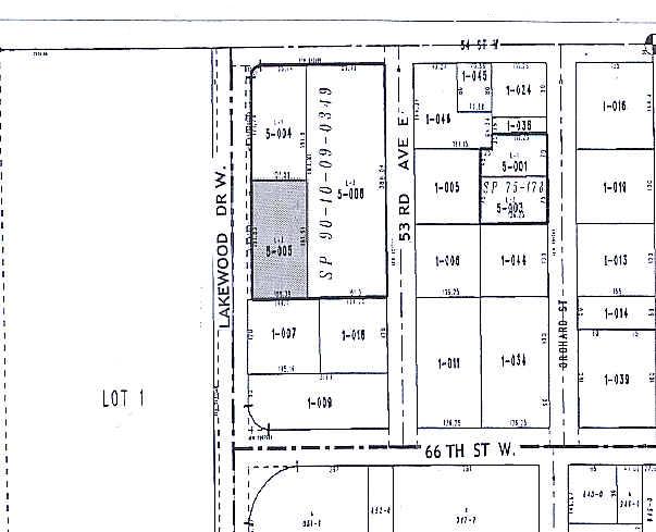 6419 Lakewood Dr W, Tacoma, WA for sale - Plat Map - Image 1 of 1