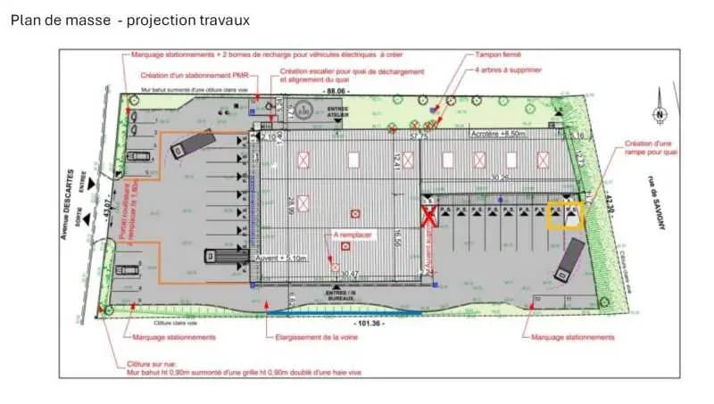 11 Avenue Descartes, Morangis for lease - Site Plan - Image 3 of 5