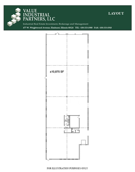 5300-5328 W 123rd Pl, Alsip, IL for lease - Floor Plan - Image 3 of 3