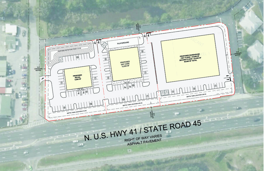 17710 US Hwy 41, Lutz, FL for lease - Site Plan - Image 3 of 7