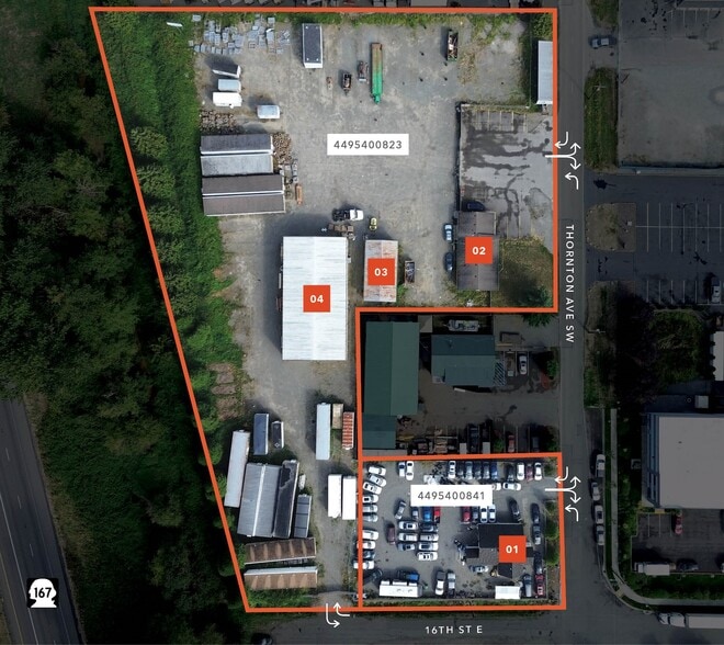 1550 Thornton Ave SW, Pacific, WA for sale - Aerial - Image 2 of 2