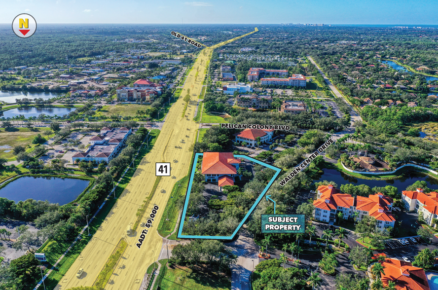 24201-24211 Walden Center Dr, Bonita Springs, FL for lease - Aerial - Image 3 of 6