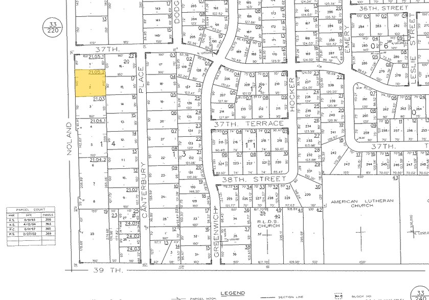 3709 S Noland Rd, Independence, MO for lease - Plat Map - Image 2 of 6