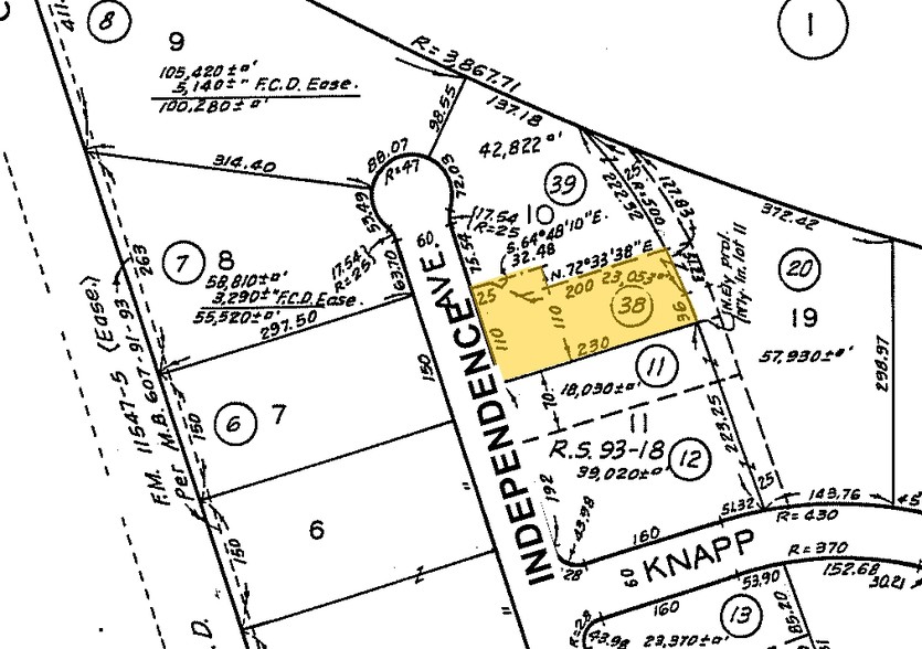 9232 Independence Ave, Chatsworth, CA for lease - Plat Map - Image 2 of 4