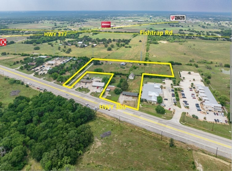 6.63 AC, U.S. HWY 380, Cross Roads, TX for sale - Building Photo - Image 1 of 4