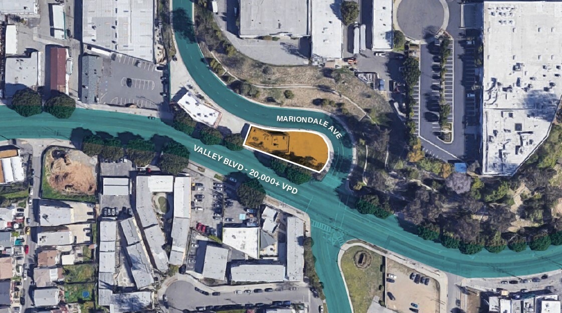 5411 Valley Blvd, Los Angeles, CA for lease Aerial- Image 1 of 18