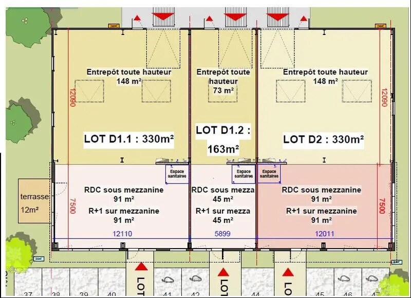 Flex in Villefranche-sur-Saône for sale - Floor Plan - Image 3 of 3