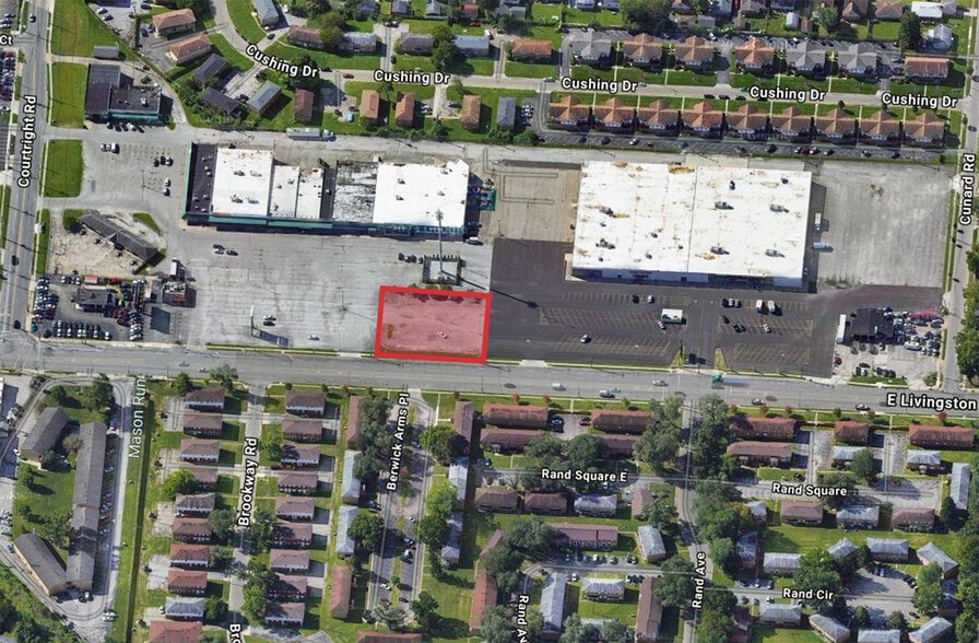 3633 E Livingston Ave, Columbus, OH for lease - Aerial - Image 2 of 4