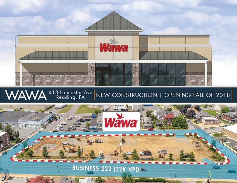 413 Lancaster Ave, Reading, PA for sale - Building Photo - Image 1 of 1