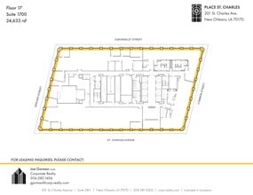 201 St. Charles Ave, New Orleans, LA for lease Site Plan- Image 1 of 1