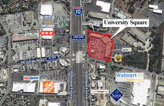 12730 W I-10 Hwy, San Antonio, TX - aerial  map view