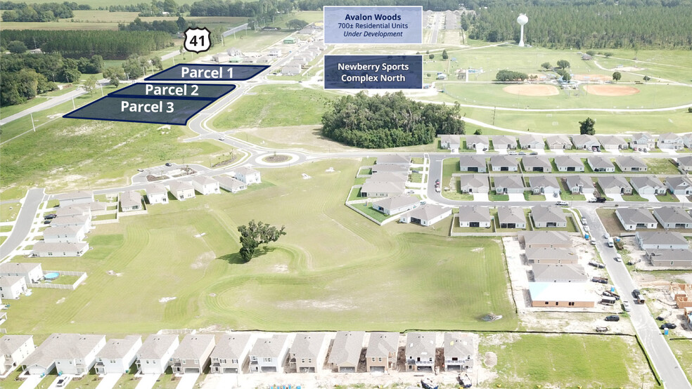 US Highway 41, Newberry, FL for sale - Aerial - Image 1 of 5