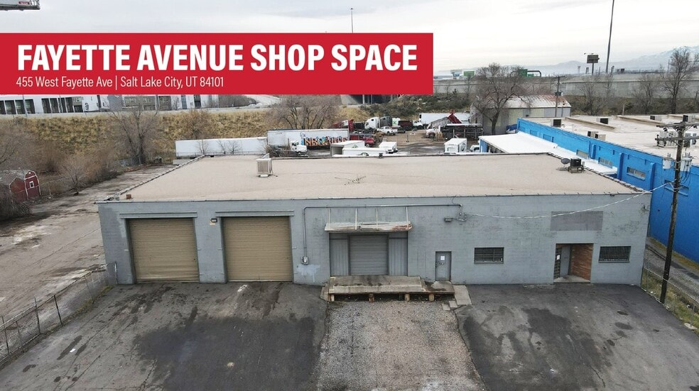 455 W Fayette Ave, Salt Lake City, UT for lease - Building Photo - Image 1 of 5