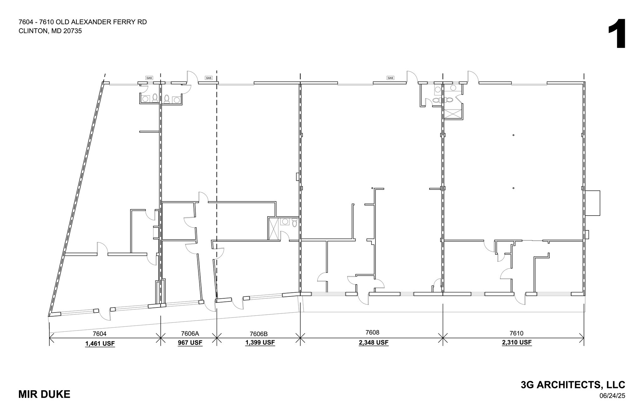 7604-7610 Old Alexandria Ferry Rd, Clinton, MD for lease Site Plan- Image 1 of 1