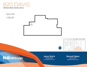 820 Davis St, Evanston, IL for lease Floor Plan- Image 1 of 1