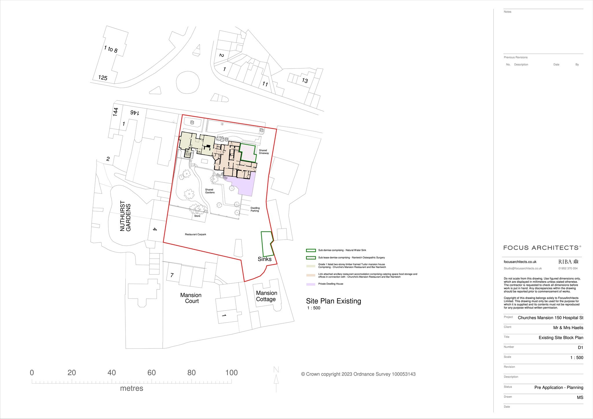 150 Hospital St, Nantwich for lease Site Plan- Image 1 of 1