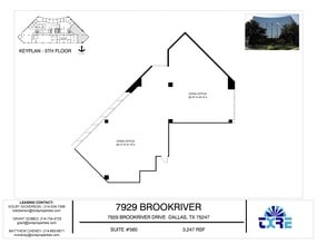 7929 Brookriver Dr, Dallas, TX for lease Floor Plan- Image 2 of 2