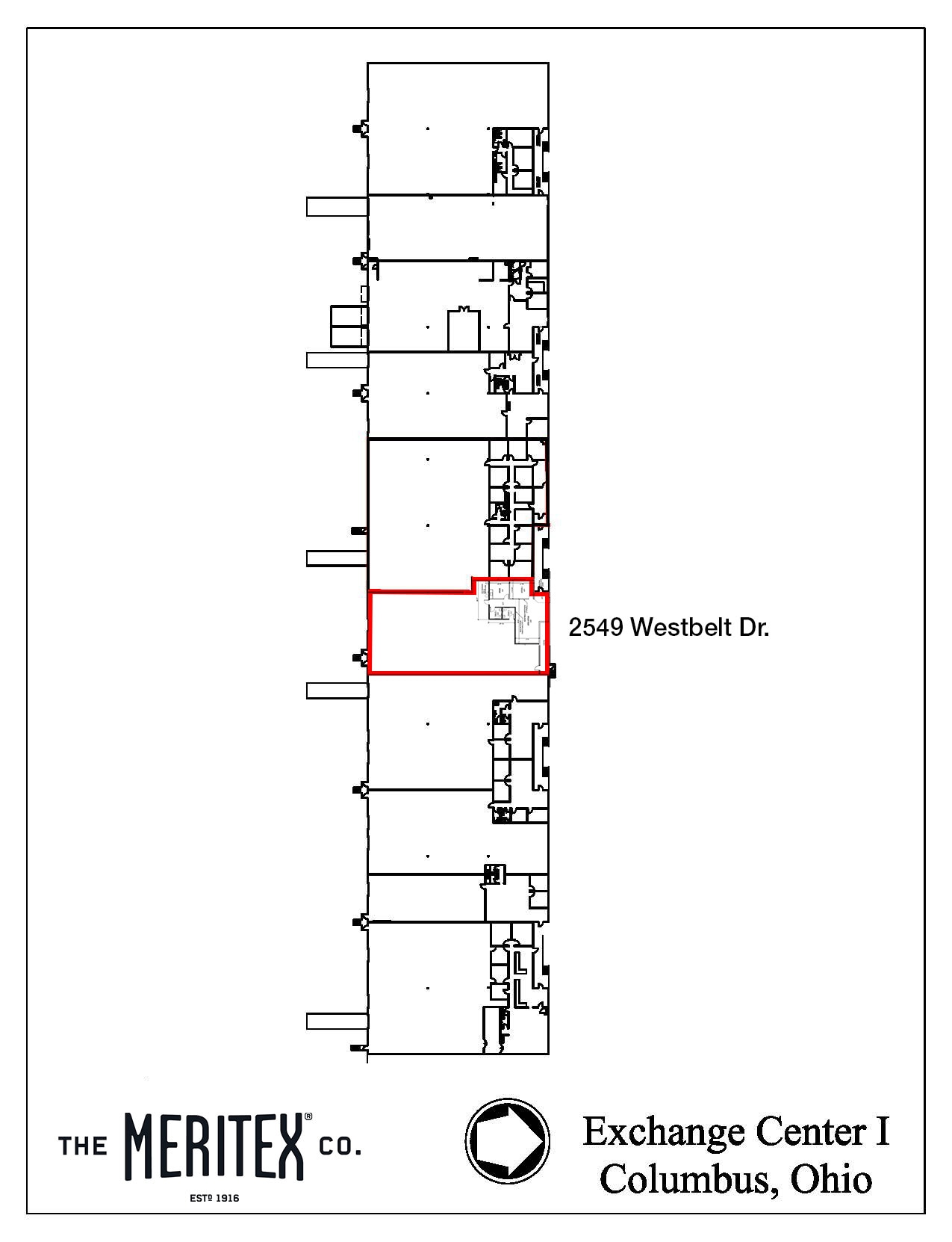 2541-2559 Westbelt Dr, Columbus, OH for lease Site Plan- Image 1 of 1