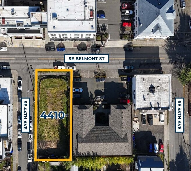4410 SE Belmont St, Portland, OR for sale - Aerial - Image 2 of 5