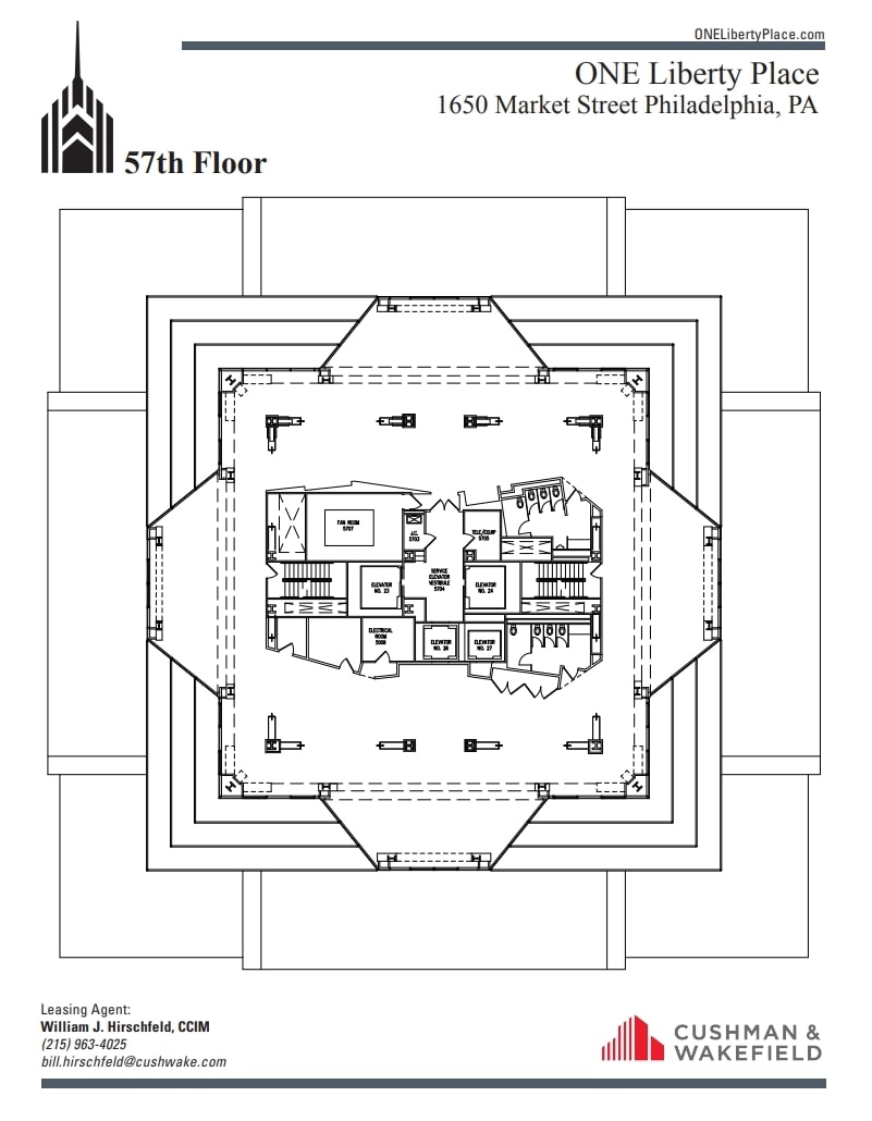 1650 Market St, Philadelphia, PA for lease Floor Plan- Image 1 of 1