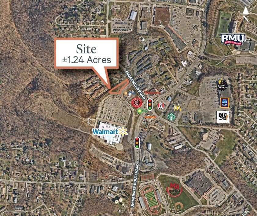 900 Broadhead Rd, Moon Township, PA for sale Aerial- Image 1 of 1