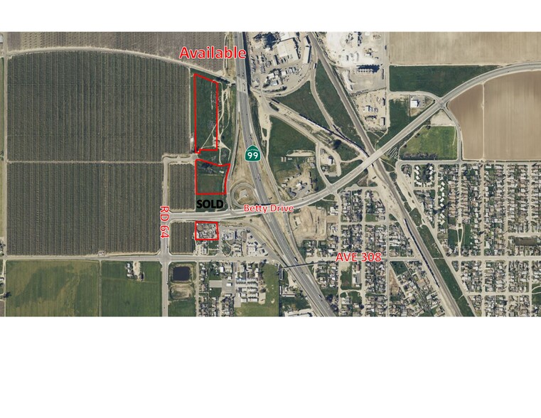 Retail Land: CA-99/Betty Dr ±7.98 Acres portfolio of 3 properties for sale on LoopNet.com - Building Photo - Image 1 of 5