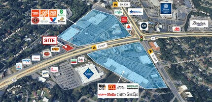 3455 Ross Clark Cir, Dothan, AL - AERIAL  map view