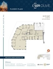 509 Olive Way, Seattle, WA for lease Floor Plan- Image 1 of 2