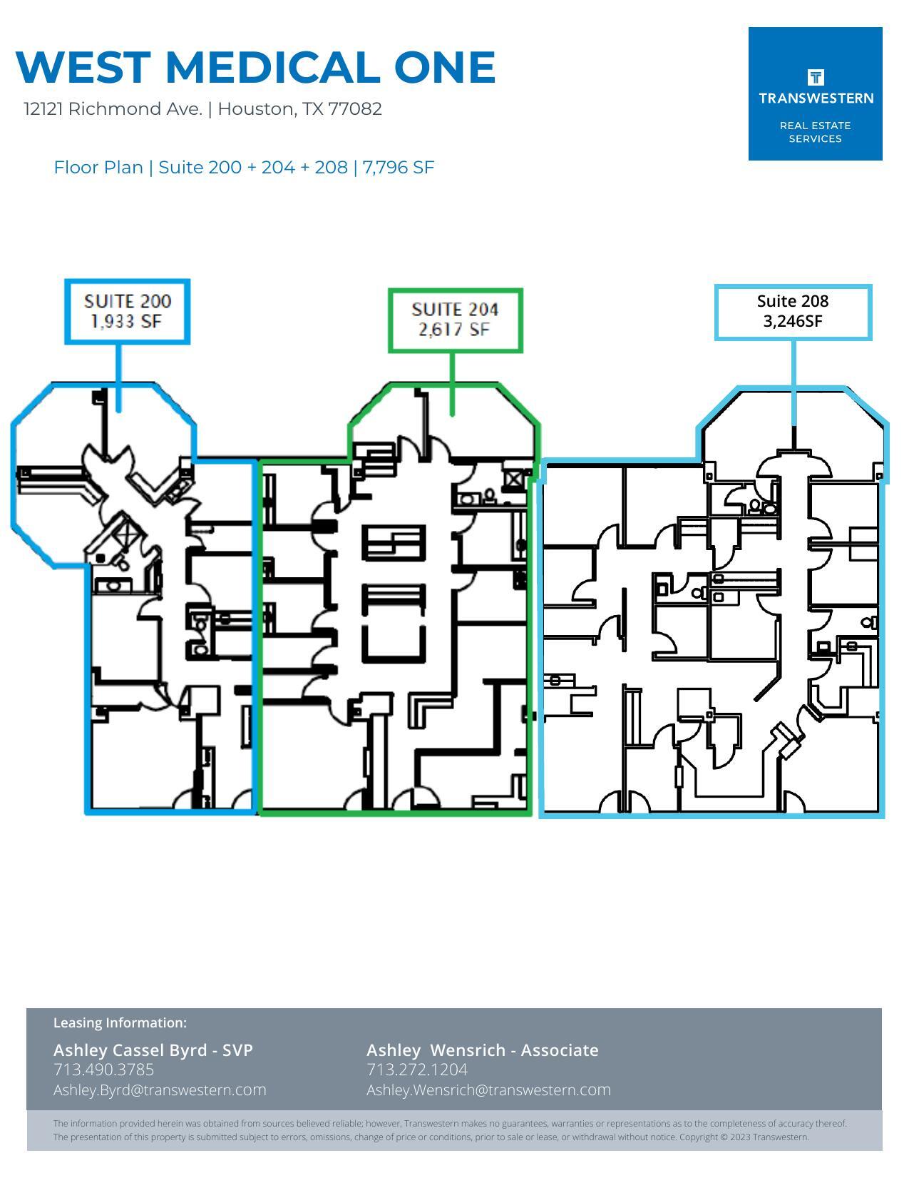 12121 Richmond Ave, Houston, TX for lease Floor Plan- Image 1 of 1