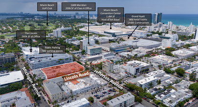 901-927 Lincoln Rd, Miami Beach, FL - aerial  map view - Image1