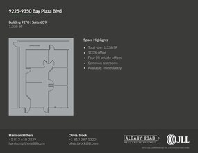 9280 Bay Plaza Blvd, Tampa, FL for lease Floor Plan- Image 1 of 1