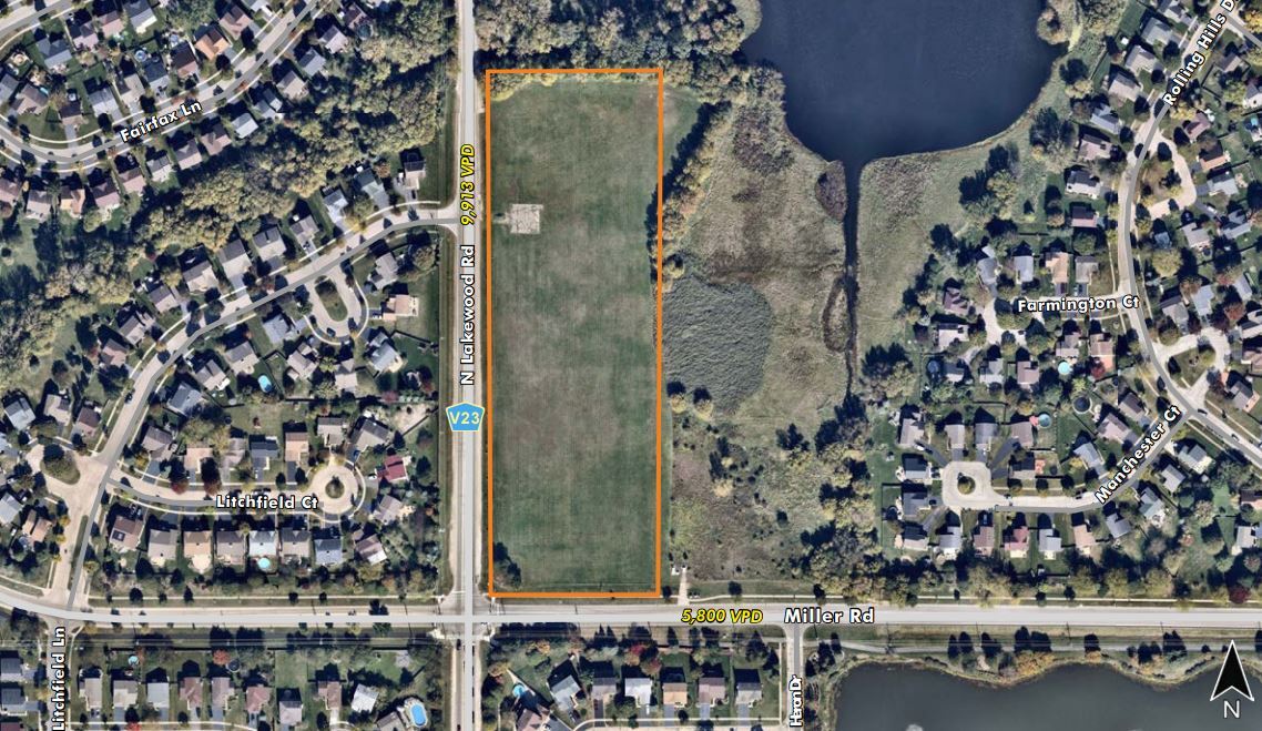 NEC Miller & Lakewood Rd, Lake In The Hills, IL for sale Primary Photo- Image 1 of 3