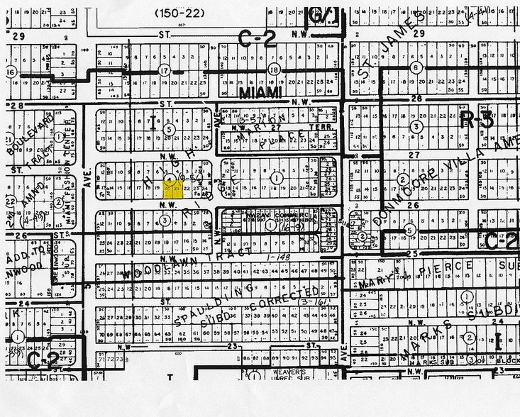 331 NW 26th St, Miami, FL for lease - Plat Map - Image 2 of 48